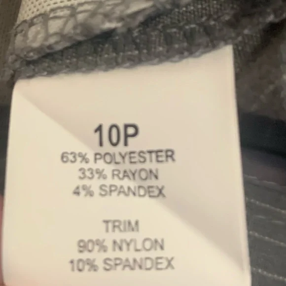 NWT Briggs New York Petite Pinstripe Pants 10P - Picture 7 of 10